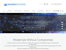Tablet Screenshot of modernsystems.com